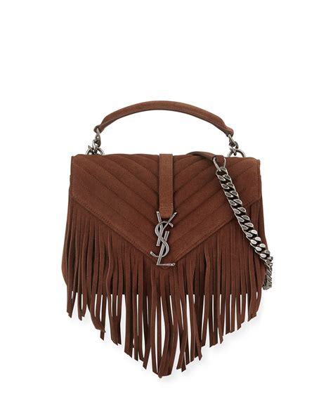 ysl suede fringe bag|YSL handbags official site.